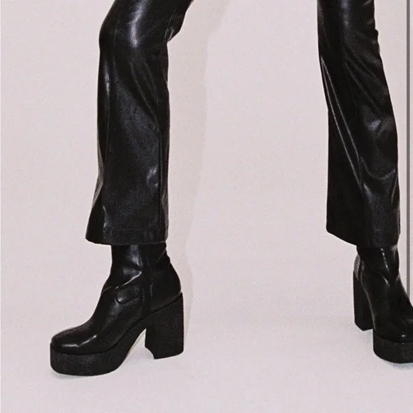 Princess Polly Black Ankle Boots - Picture 4 of 8